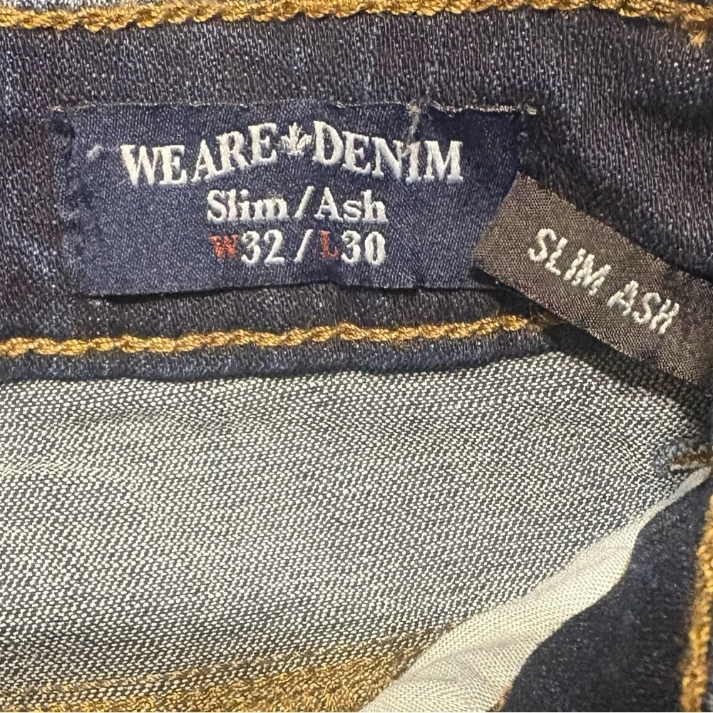 NEW-Buffalo David Bitton Slim Ash Men's Blue Jeans SZ 32/30 - Picture 2 of 7